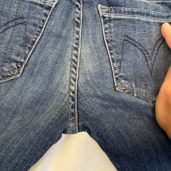 MOTHER The Outsider in Heaven Texas 24 Bootcut Blue Jeans Narrow Flare - Picture 12 of 12